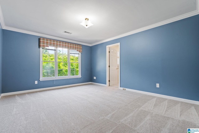 2100 Southwinds Cir, Hoover, AL 35244 - unfurnished room featuring crown molding, baseboards, and carpet floors