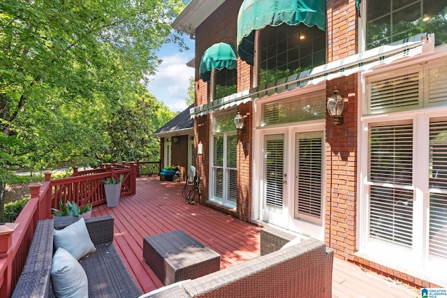 2100 Southwinds Cir, Hoover, AL 35244 - view of wooden terrace