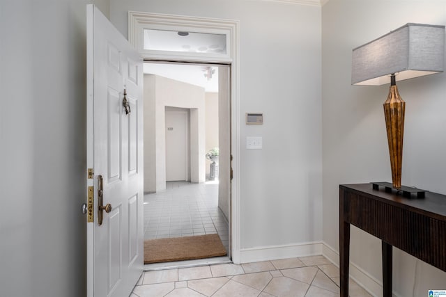 2600 Arlington Ave Unit 80, Birmingham, AL 35205 - hall featuring light tile patterned floors and baseboards