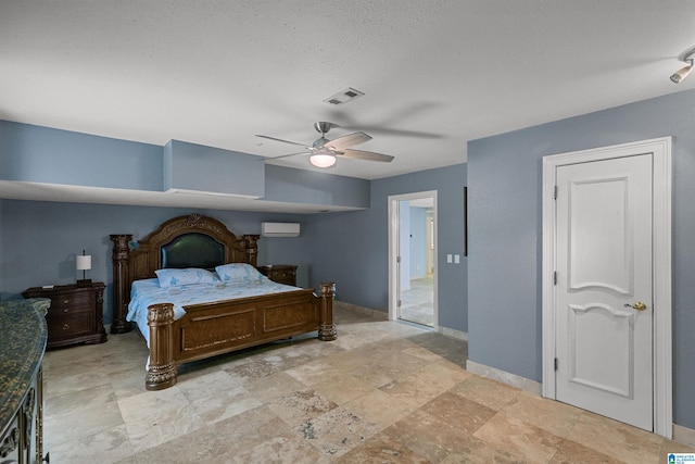 200 Asphodel Dr, Dothan, AL 36303 - bedroom featuring a ceiling fan and an AC wall unit