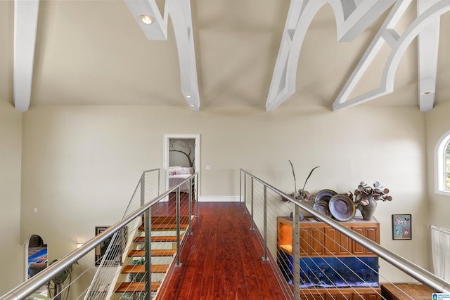 200 Asphodel Dr, Dothan, AL 36303 - hallway with wood finished floors and baseboards