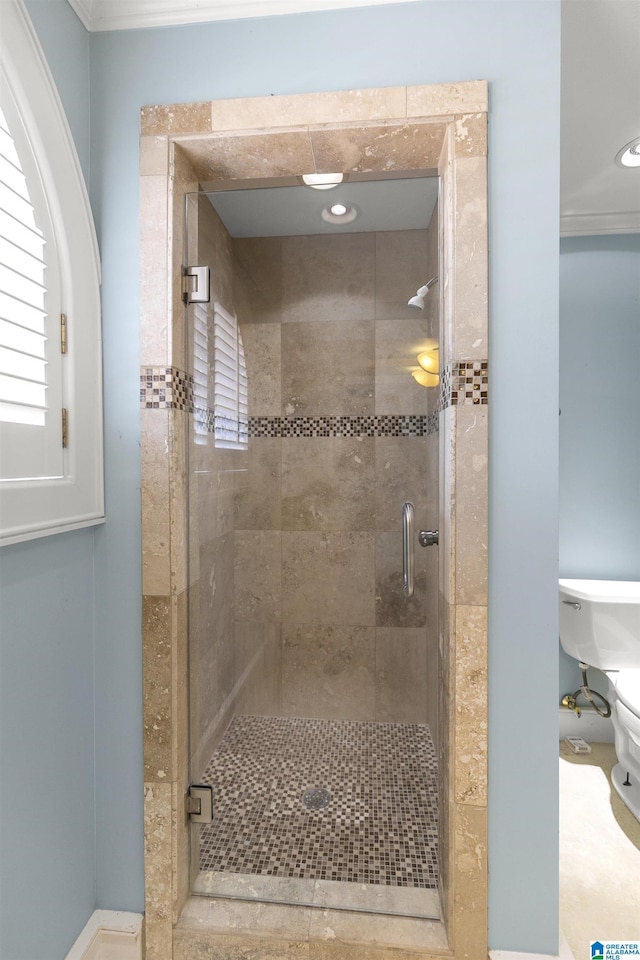 200 Asphodel Dr, Dothan, AL 36303 - full bathroom with a stall shower and toilet