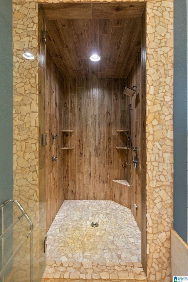 200 Asphodel Dr, Dothan, AL 36303 - wine cellar with wood ceiling and wooden walls