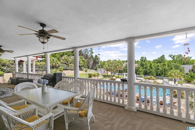 200 Asphodel Dr, Dothan, AL 36303 - sunroom / solarium with view of wooded area