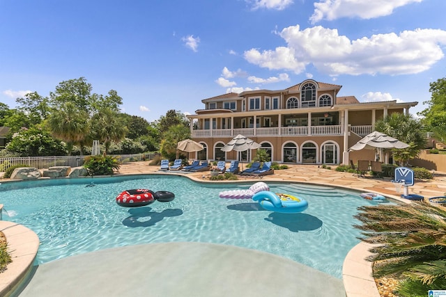 200 Asphodel Dr, Dothan, AL 36303 - view of swimming pool with a patio area