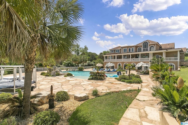 200 Asphodel Dr, Dothan, AL 36303 - community pool featuring a patio