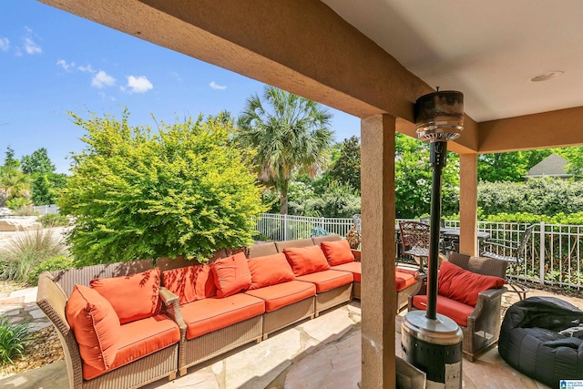 200 Asphodel Dr, Dothan, AL 36303 - view of patio with an outdoor living space