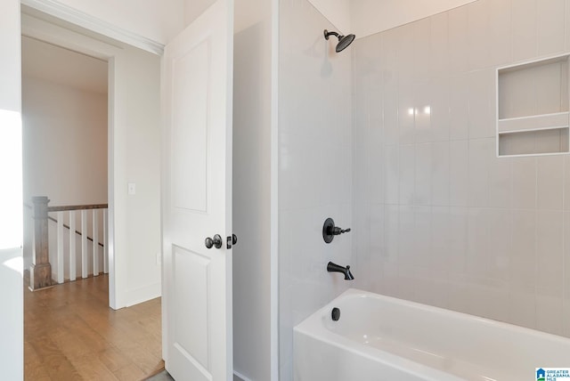 552 Village Green Way, Hoover, AL 35226 - full bathroom featuring shower / bathtub combination and wood finished floors