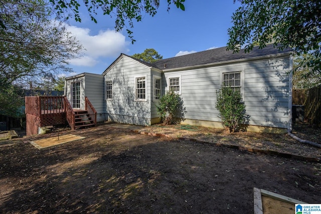 516 85th St, Birmingham, AL 35206 - back of house with a deck