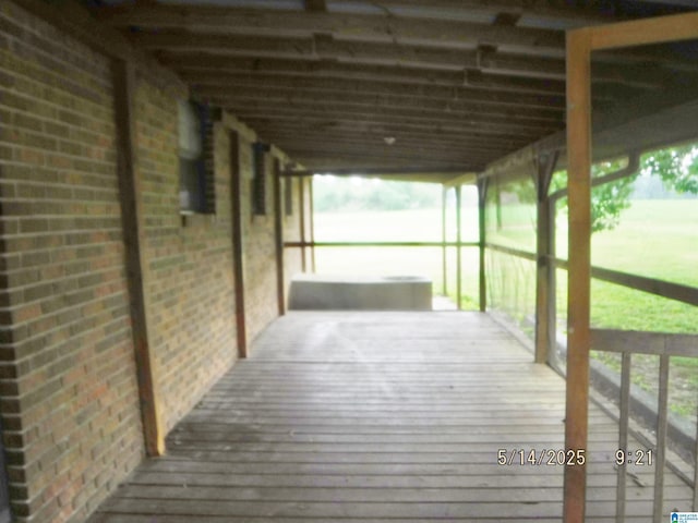 530 Sand Rock Ave, Leesburg, AL 35983 - view of wooden terrace