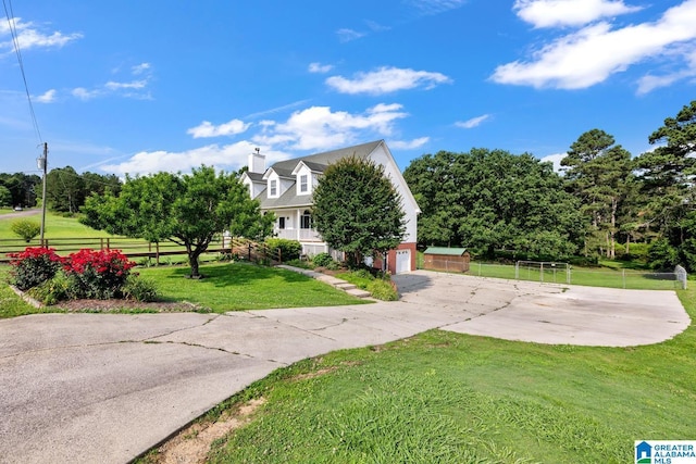 200 Shady Point Rd, Locust Fork, AL 35097 - view of front of property featuring concrete driveway, a chimney, and a garage