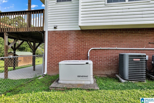 200 Shady Point Rd, Locust Fork, AL 35097 - exterior view of a power unit, central air condition unit, and brick siding
