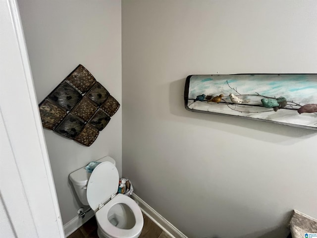 796 Michelle Mnr, Montevallo, AL 35115 - bathroom with toilet and wood finished floors