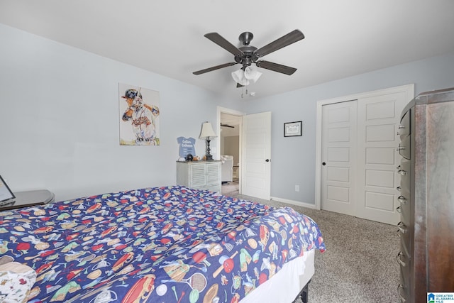 1037 Norman Way, Birmingham, AL 35242 - carpeted bedroom featuring ceiling fan