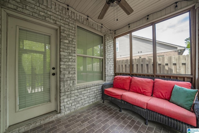1037 Norman Way, Birmingham, AL 35242 - sunroom with ceiling fan, healthy amount of natural light, and an outdoor hangout area