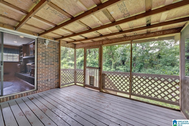 5420 Pine St, Sylvan Springs, AL 35118 - view of wooden deck