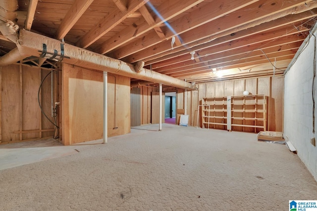 5420 Pine St, Sylvan Springs, AL 35118 - view of unfinished basement