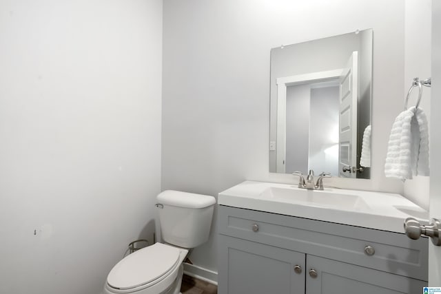119 Polo Downs, Chelsea, AL 35043 - half bathroom featuring vanity, toilet, and baseboards