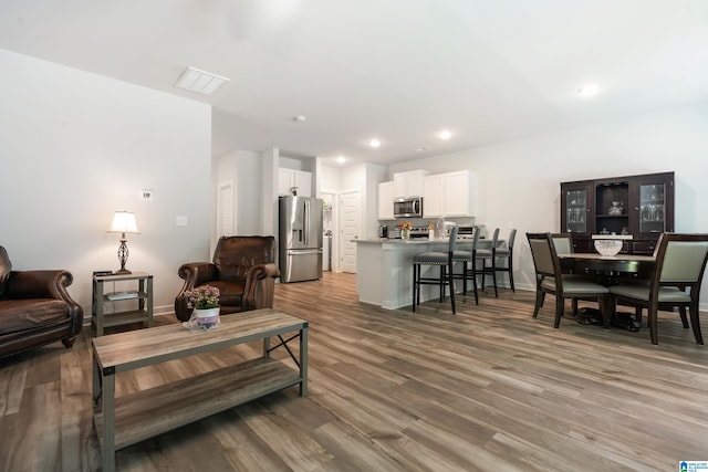 119 Polo Downs, Chelsea, AL 35043 - living room with light wood-style floors, baseboards, and recessed lighting