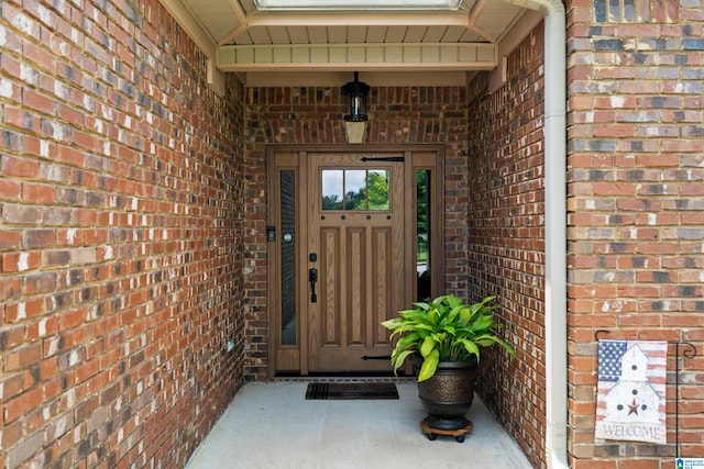 3096 Hidden Forest Cv, Montevallo, AL 35115 - doorway to property with brick siding