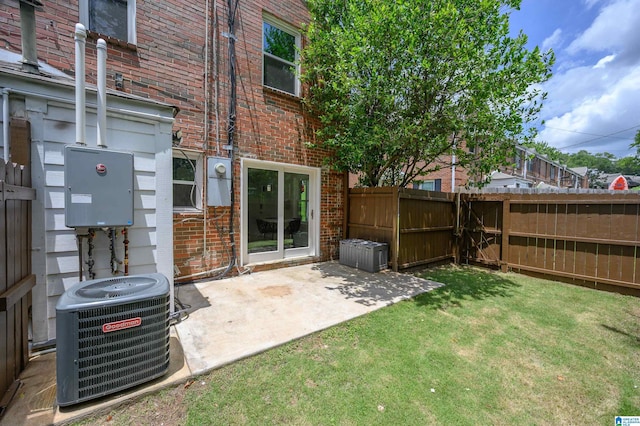 1751 Valley Ave Unit D, Homewood, AL 35209 - view of yard featuring central AC unit and a patio