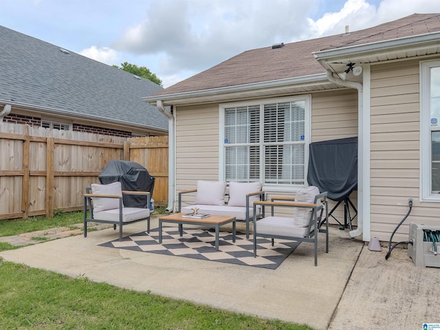 156 Brook Highland Cv, Birmingham, AL 35242 - view of patio featuring an outdoor hangout area and a grill