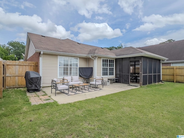 156 Brook Highland Cv, Birmingham, AL 35242 - back of house featuring a patio and outdoor lounge area
