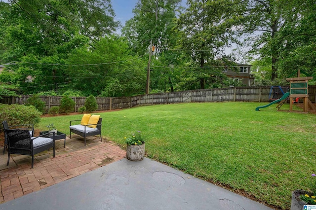 1718 Windsor Blvd, Homewood, AL 35209 - view of yard with a patio area and a playground