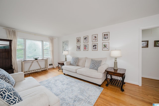 1718 Windsor Blvd, Homewood, AL 35209 - living room with light wood-style flooring and baseboards