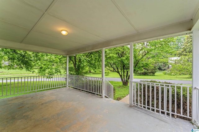 315 3rd Ave, Odenville, AL 35120 - porch featuring a carport and a yard