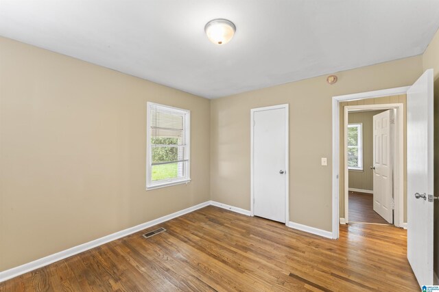315 3rd Ave, Odenville, AL 35120 - unfurnished bedroom featuring baseboards and wood finished floors