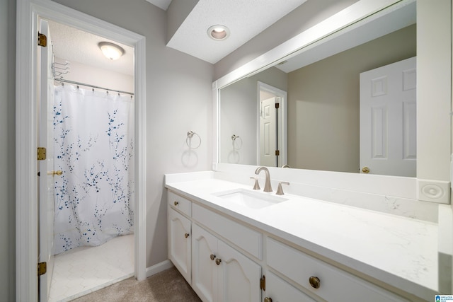 100 Redwood Dr, Trussville, AL 35173 - bathroom with vanity and curtained shower
