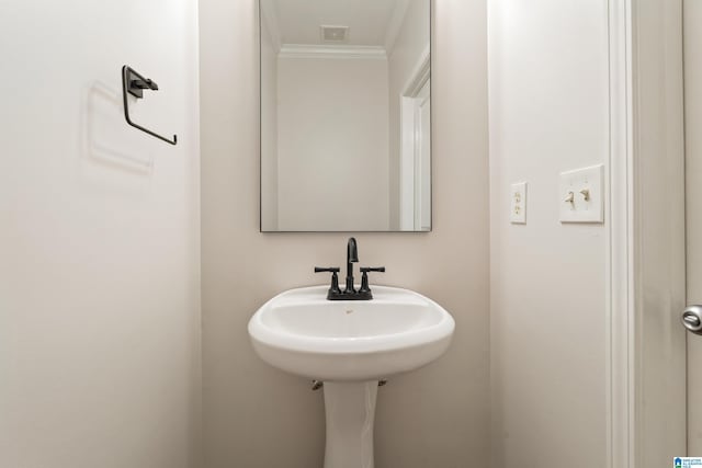 1033 Inverness Cove Way, Hoover, AL 35242 - bathroom featuring ornamental molding