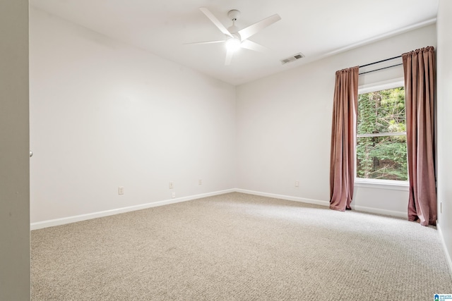 1033 Inverness Cove Way, Hoover, AL 35242 - carpeted spare room featuring baseboards and a ceiling fan