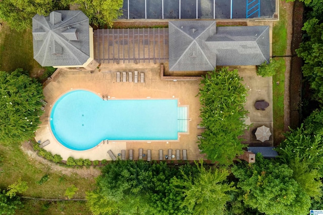 1033 Inverness Cove Way, Hoover, AL 35242 - view of subject property featuring a pool