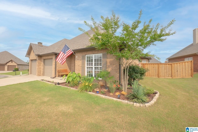 2014 Madison Cir, Chelsea, AL 35043 - view of front facade featuring concrete driveway, brick siding, a garage, and roof with shingles