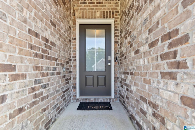 27281 Mckenna Dr, Athens, AL 35613 - doorway to property with brick siding