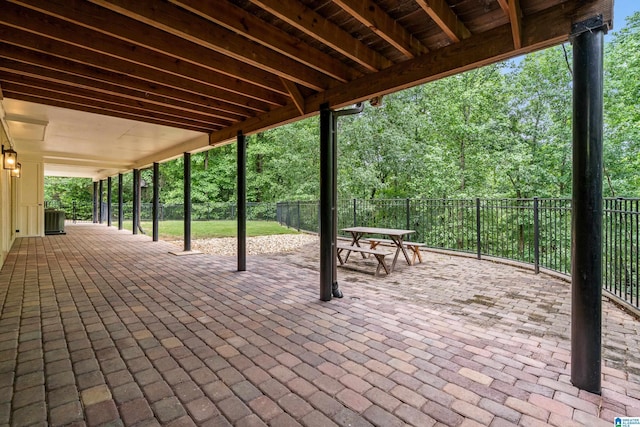 1355 Starcross Dr, Vestavia Hills, AL 35216 - view of patio / terrace featuring cooling unit