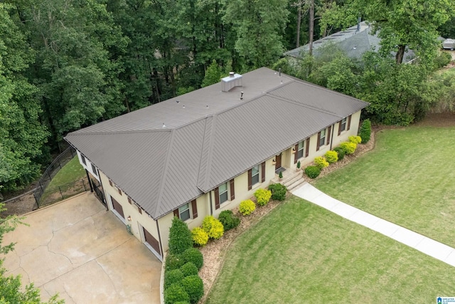 1355 Starcross Dr, Vestavia Hills, AL 35216 - view from above of property