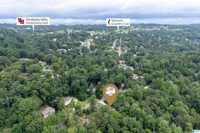 1355 Starcross Dr, Vestavia Hills, AL 35216 - aerial view of a forest
