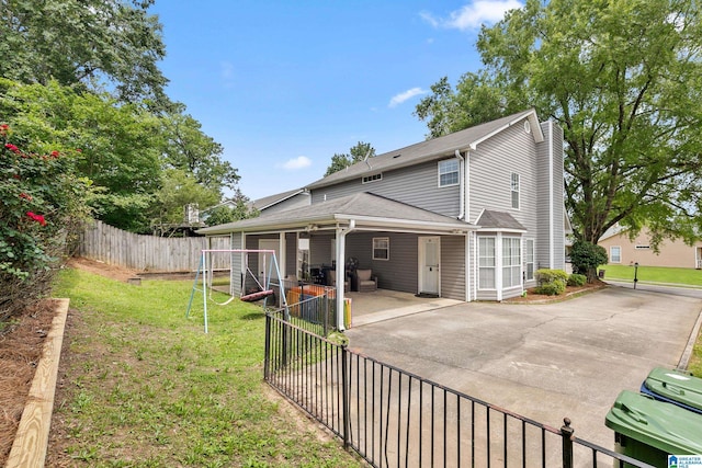 246 Park Place Way, Alabaster, AL 35007 - rear view of house featuring a chimney