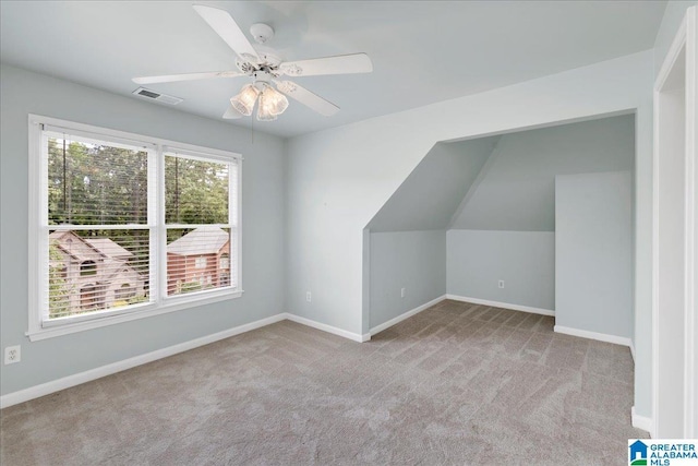1222 Eagle Park Rd, Birmingham, AL 35242 - bonus room with carpet, baseboards, and a ceiling fan