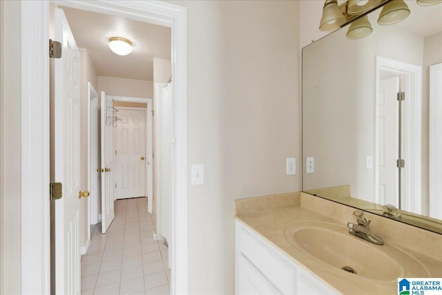 1222 Eagle Park Rd, Birmingham, AL 35242 - bathroom featuring tile patterned flooring and vanity