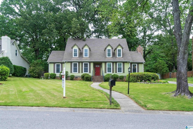 3504 William And Mary Rd, Hoover, AL 35216 - cape cod home featuring a chimney and roof with shingles
