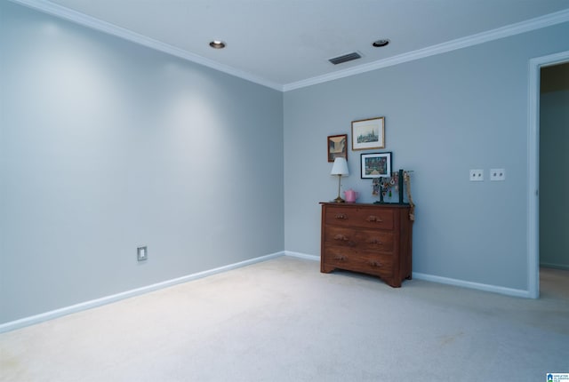 3504 William And Mary Rd, Hoover, AL 35216 - carpeted bedroom with ornamental molding and baseboards