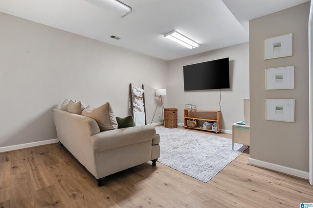 208 Maple Trce, Hoover, AL 35244 - living area with light wood-style floors and baseboards