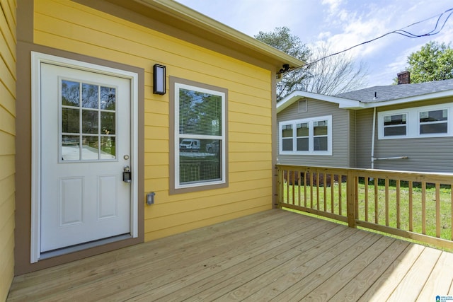 906 6th Ave W, Birmingham, AL 35204 - view of wooden deck
