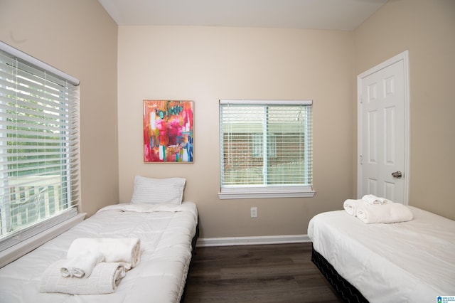 539 63rd St S, Birmingham, AL 35212 - bedroom with dark wood finished floors and baseboards