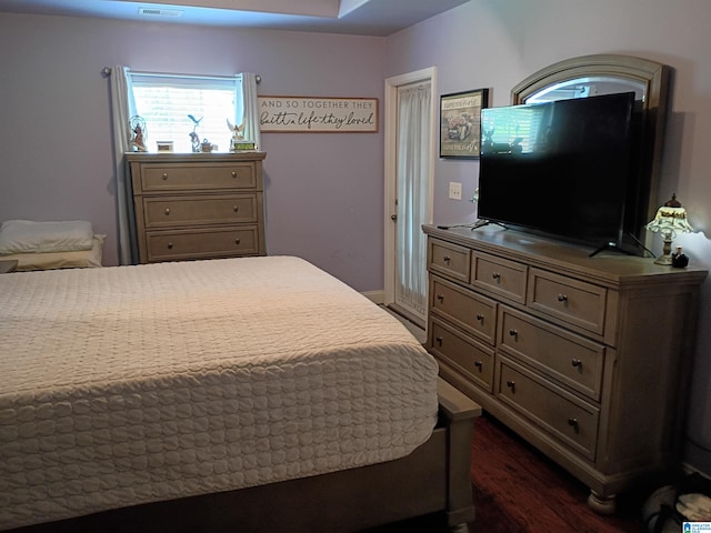 115 Clover St, Odenville, AL 35120 - bedroom with dark wood finished floors