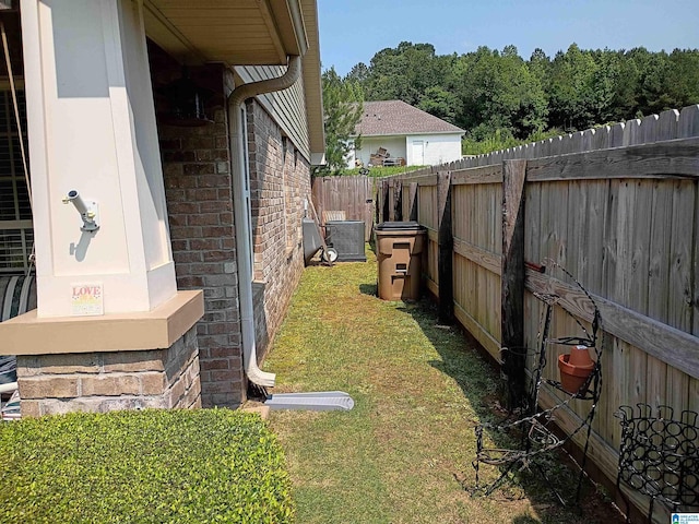 115 Clover St, Odenville, AL 35120 - view of yard with central AC